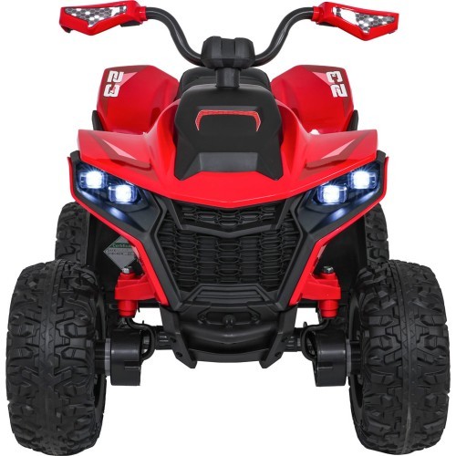 Quad Fast Wheel Vehicle Red