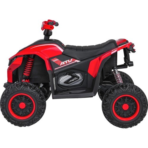 Quad Fast Wheel Vehicle Red