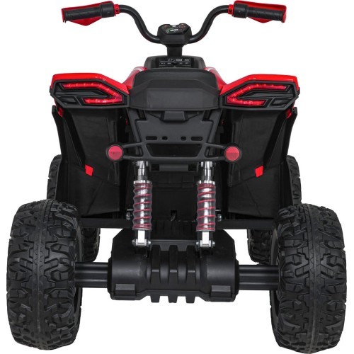 Quad Fast Wheel Vehicle Red