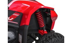 Quad Fast Wheel Vehicle Red