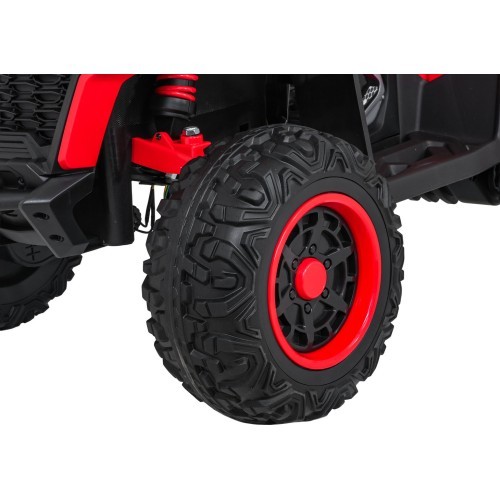 Quad Fast Wheel Vehicle Red