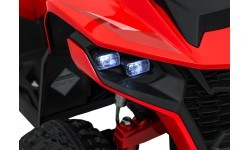 Quad Fast Wheel Vehicle Red
