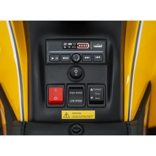 Kvadricikls Fast Wheel dzeltens