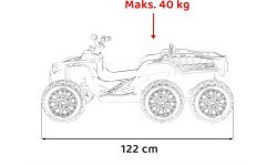 Elektriskais kvadricikls Sport TX ATV, rozā