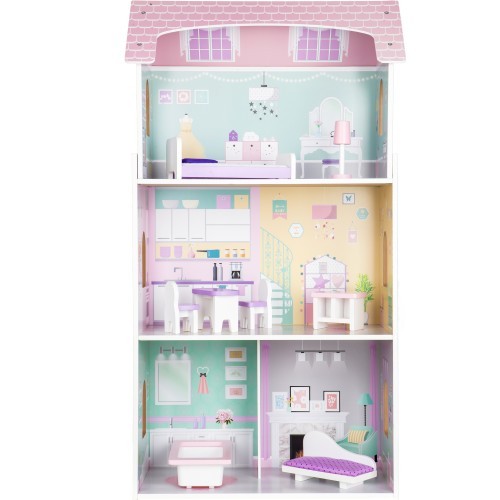 Koka leļļu māja Ecotoys Blueberry Residence