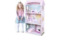 Koka leļļu māja Ecotoys Blueberry Residence