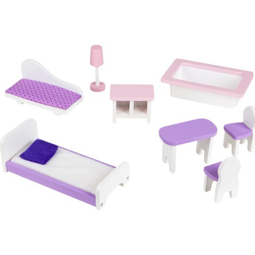 Koka leļļu māja Ecotoys Blueberry Residence