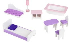 Koka leļļu māja Ecotoys Blueberry Residence