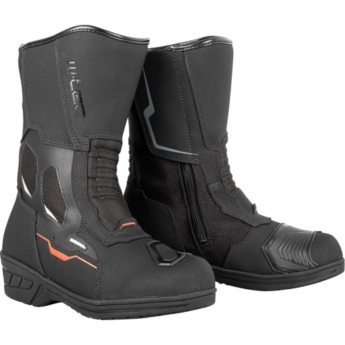Sieviešu motociklistu zābaki W-TEC Moanna - Melna-sarkana