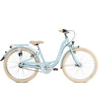 Dviratis PUKY Skyride 24-3 Classic Alu retro zils