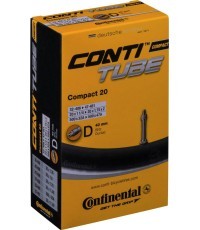 Velosipēda riepas iekšposteņa caurule Continental Compact 20, 32/47-406/451, dunlop vārsts