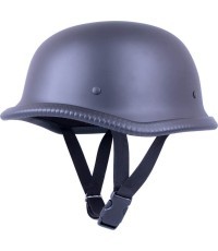 Sodager DH-001 retro atvērta motocikla ķivere - Matte Black