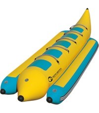 Piepūšamais ūdens atrakciju banāns Spinera Professional Banane, piecu sēdvietu