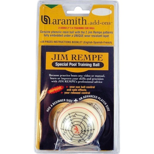 Treniņu biljarda bumba Aramith LCB Jimmy Rempe, 57,2 mm