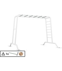 PlayBase Green - Monkey Bar, kvadrātveida caurums šūpoļu rokturim