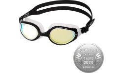 NILS AQUA NQG480MAF черно-белые очки для плавания