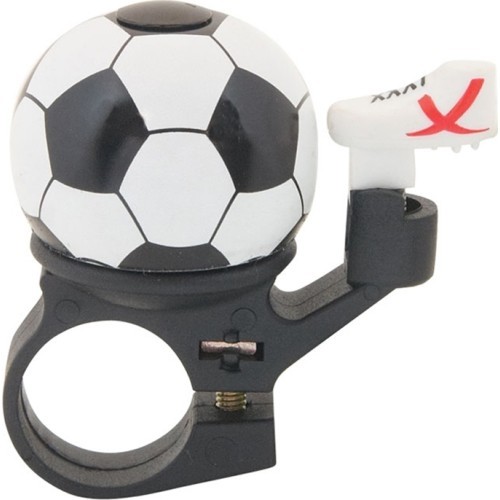 Velosipēda zvaniņš FORCE Football Ball (tērauds/plastmasa)