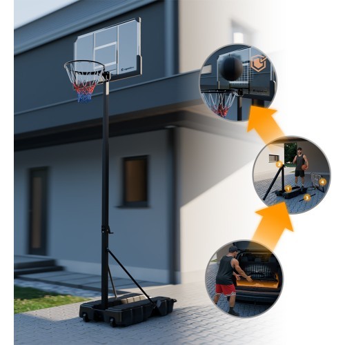 Складной баскетбольный обруч inSPORTline Тифтон