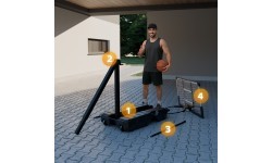 Salokāms basketbola grozs inSPORTline Tifton