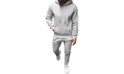 J.Style sporta tērps vīriešiem Fleece Grey 68C10381-2