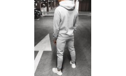 J.Style Men's Fleece Tracksuit Grey 68C10381-2