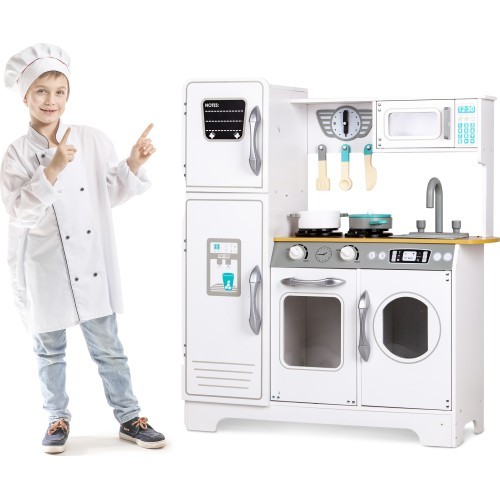 Koka virtuve XXL ar veļasmašīnu Ecotoys