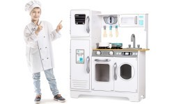 Koka virtuve XXL ar veļasmašīnu Ecotoys