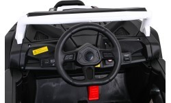 Elektromobilis Buggy UTV 2000M Racing, balts