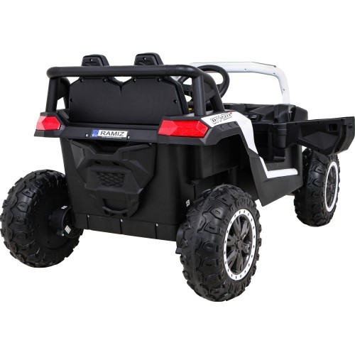 Elektromobilis Buggy UTV 2000M Racing, balts