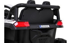 Elektromobilis Buggy UTV 2000M Racing, balts