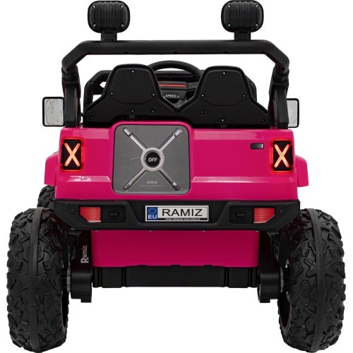 Elektromobilis bērniem OFF ROAD, rozā
