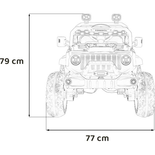 Elektromobilis OFF ROAD Speed balts