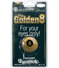 Aramith Fun Golden 8 bumbiņa 57.2mm blisteris