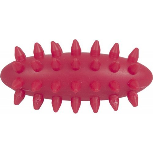JAKOBS Massage egg with spikes hedgehog small 7 cm red