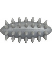 JAKOBS Massage egg with spikes hedgehog small 7 cm silver