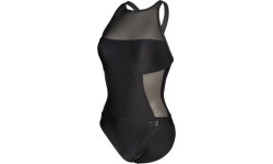 Sieviešu peldkostīms Mesh Panels Swim Pro Back, melns, 36 - 500