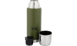 M-Tac nerūsējošā tērauda termoss 750 ml, olīvzaļš