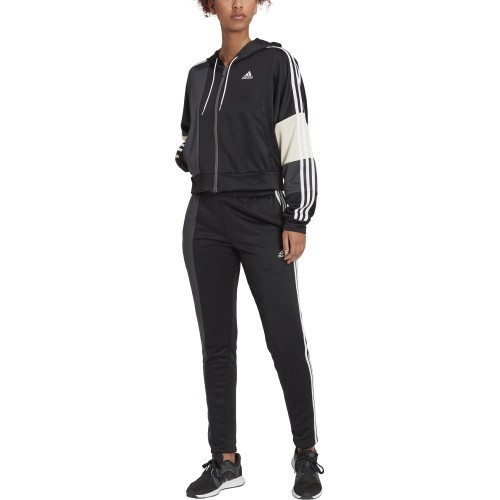Adidas W Bold Block Ts Black HK0462 Women's Tracksuit