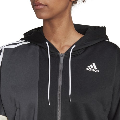Adidas W Bold Block Ts Black HK0462 Women's Tracksuit