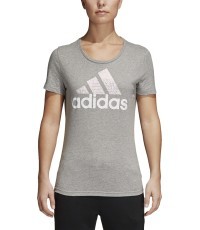 Adidas blūze Foil Text Bos, pelēka CV4565