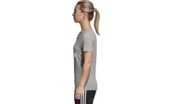 Блузка Adidas Foil Text Bos серая CV4565