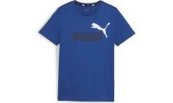 Puma Ess+ 2 Col Logo Tee Junior T-Shirt Blue 586985 21