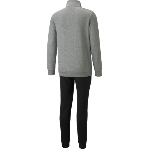 Мужской спортивный костюм Puma Clean Sweat Suit серый чёрный 585841 03