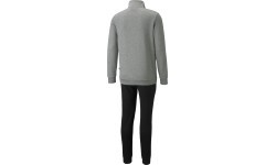 Мужской спортивный костюм Puma Clean Sweat Suit серый чёрный 585841 03