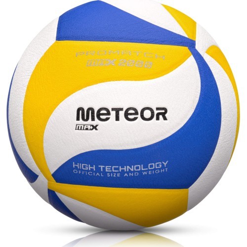 Volejbola bumba Meteor Max 2000, zila/dzeltena/balta