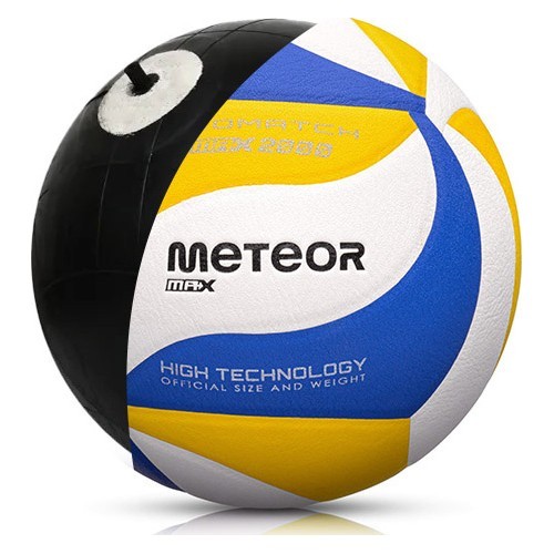 Волейбольный мяч Meteor Max 2000, синий/жёлтый/белый