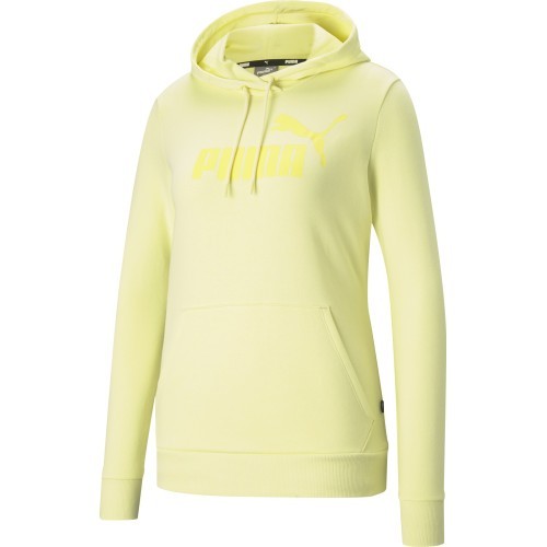 Puma Ess Logo Hoodie sieviešu džemperis, dzeltens 586797 40