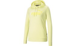 Женская толстовка Puma Ess Logo Hoodie, желтая 586797 40