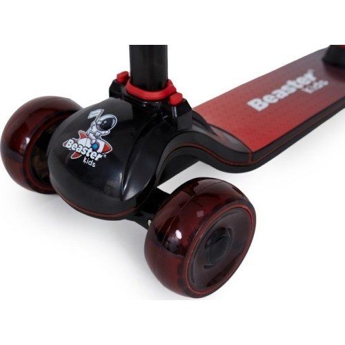 Детский самокат Beaster Kids BS604, красный, для детей от 3 лет