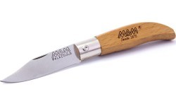 Folding Knife With Keychain And Case MAM Iberica 2001, Boxwood, 4.5cm